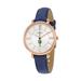 Women's Fossil Navy Clarkson Golden Knights Jacqueline Leather Watch