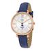 Women's Fossil Navy High Point Panthers Jacqueline Leather Watch