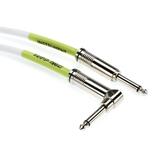 Ernie Ball P06047 Classic Straight to Right Angle Instrument Cable - 20 foot White