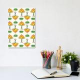 East Urban Home Oh Honey Lemon Lime Jello Pattern by The Whiskey Ginger - Wrapped Canvas Graphic Art Canvas in Green | Wayfair