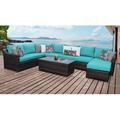 River Brook 9 Piece Outdoor Wicker Patio Furniture Set 09d Synthetic Wicker/All - Weather Wicker/Wicker/Rattan | Wayfair RIVER-09D-ARUBA