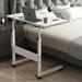 Inbox Zero Christal Movable Height-adjustable Laptop Desk Wood in White | 33.8 H x 23.5 W x 15.55 D in | Wayfair 21903D0301224922A4CC905652179F83