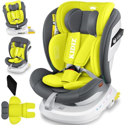 KIDIZ® Siège auto pour bébé Siège auto pour enfant Isofix Top Tether pivotant à 360° Groupe 0/1/2/3