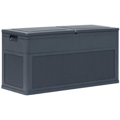 Garten-Aufbewahrungsbox 320 l Anthrazit - Vidaxl Image