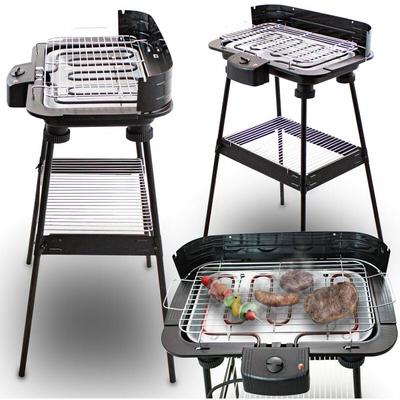 Elektrischer Standgrill Balkongrill Gartengrill Elektrogrill 2200 Watt - Bituxx
