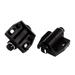 Closet Cabinet Door Single Touch Magnetic Catch Latch Black 2 Pcs