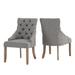 Kimpton Linen Tufted Dining Chair (Set of 2) by iNSPIRE Q Artisan