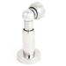 Household Silver Tone Adjustable Magnetic Door Stop Stopper Holder - Silver Tone