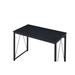 Industrial Style Zaidin Rectangular Writing Desk Wooden Table Top Office Desk, with Metal "V" Shaped Frame Base