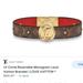 Louis Vuitton Accessories | Authentic Louis Vuitton Reversible Bracelet | Color: Brown/Red | Size: Os