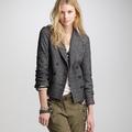 J. Crew Jackets & Coats | J. Crew Marled Thandie Double-Breasted Blazer Sz 6 Dark Gray | Color: Black/Gray | Size: 6