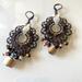 Urban Outfitters Jewelry | Boho Beaded Earrings | Color: Tan/Brown | Size: Os
