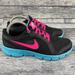 Nike Shoes | Nike Flex Experience Run 2 Running Shoes Womens 9 Lace Up Mesh Upper Padded | Color: Black/Pink | Size: 9