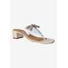 Women's Rishani Thong Sandal by J. Renee in Clear Ivory (Size 7 M)