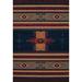 Manhattan Phoenix Area Rug by United Weavers of America in Navy (Size 7'10"X10'6")