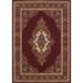 Manhattan Cathedral Area Rug by United Weavers of America in Burgundy (Size 1'11"X 7'4")