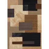 Manhattan Soho Area Rug by United Weavers of America in Brown (Size 5'3" X 7'6")