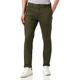 Scotch & Soda Men's Stuart-Regular Slim Fit Chino Casual Pants, Military 0360, 30/30