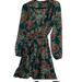 Anthropologie Dresses | Anthropology Ranna Gill Floral Mini Dress Size Mp | Color: Green | Size: Mp