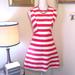 Kate Spade Dresses | Kate Spade New York Pink/White Striped Sleeveless Small Kite Sicily Dress Sz.0 | Color: Pink/White | Size: 0