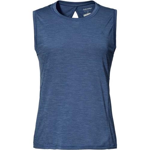 SCHÖFFEL Damen Shirt Top Herzogstand L, Größe 48 in Blau