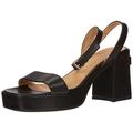 Shabbies Amsterdam Damen SHS1092 Sandale, Black, 38 EU