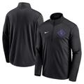 Men's Nike Black Colorado Rockies Diamond Icon Pacer Performance Quarter-Zip Windbreaker Top