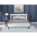 Red Barrel Studio® Upholstered Platform 2 Piece Bedroom Set Upholstered in Red/White | King | Wayfair E4A0A9F29D364BA3B7AD3EF88E411D65