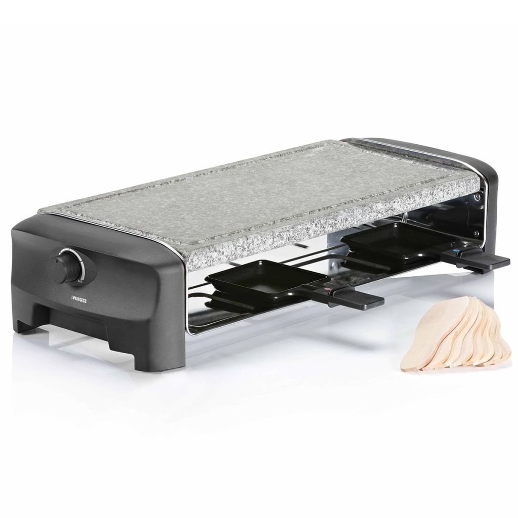 Princess Raclette-Steingrill mit 8 Pfannen 1300 W 162830 Image