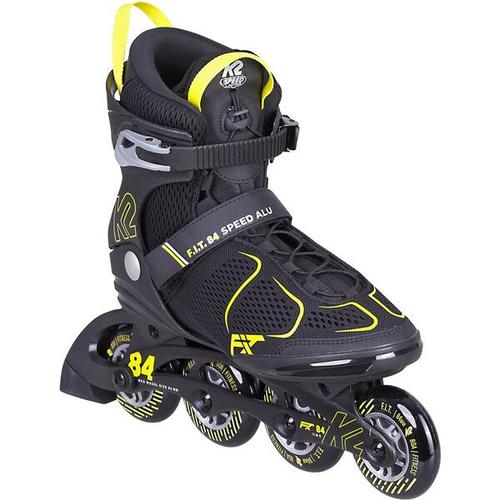 K2 Herren Inlineskates FIT 84 SPEED ALU, Größe 49 in Schwarz