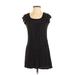 Casual Dress - Shift: Black Dresses - Women's Size Small