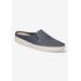 Extra Wide Width Women's Refresh Mule by Bella Vita in Navy Leather (Size 7 1/2 WW)