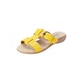 Extra Wide Width Women's The Dawn Sandal By Comfortview by Comfortview in Yellow (Size 9 WW)