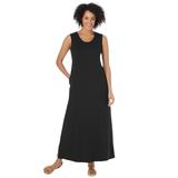 Plus Size Women's Sleeveless Scoopneck Dress by Woman Within in Black (Size 22/24)