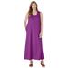 Plus Size Women's Sleeveless Scoopneck Dress by Woman Within in Purple Magenta (Size 22/24)