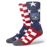 Men's Stance Milwaukee Brewers Team Infiknit Brigade 2 Crew Socks