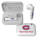Montreal Canadiens Personalized Insignia Design Wireless Earbuds