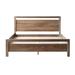 Grain Wood Furniture Loft Solid Wood Platform Bed Wood in White/Brown | 42 H x 63.5 W x 84.75 D in | Wayfair JLF0368