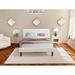 Red Barrel Studio® Upholstered Platform 2 Piece Bedroom Set Upholstered in White/Brown | Queen | Wayfair E16557ACB442472DB84237644E5251B8