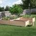 Greenes Fence Premium Cedar U-shaped Raised Garden Bed 8 Ft. X 8 Ft. X 16.5 In. Wood in Brown | 16.5 H x 96 W x 96 D in | Wayfair RCUSB