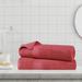 Haus & Home Egyptian-Quality Cotton Medium Weight Solid Luxury 2 Piece Bath Sheet Set in Red/Pink/Brown | Wayfair 500GSM BSHEET SR
