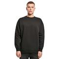 Build Your Brand Herren BY075-Sweat Crewneck Sweatshirt, Black, 5XL
