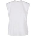 Urban Classics Damen Ladies Organic Heavy Padded Shoulder Tank Top T Shirt, Weiß, L EU