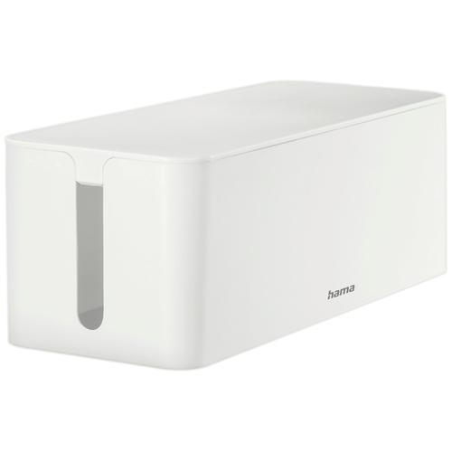 "Hama Kabelbox ""Maxi"", 40,0 x 15,6 x 13,5 cm, Weiß"