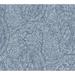 Eisenhower Blue Non-Woven Unpasted Bohemian Kashmir Dreams Paisley Wallpaper Covers about 60.75 sq. ft.