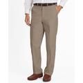 Blair Men's JohnBlairFlex Adjust-A-Band Relaxed-Fit Plain-Front Chinos - Brown - 38 - Medium