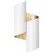 Regina Andrew Folio 17" High White and Gold Wall Sconce