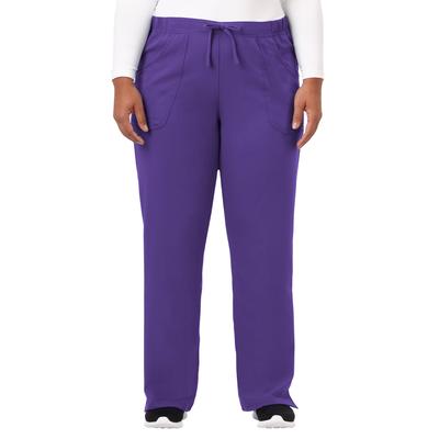 Plus Size Women's Jockey Scrubs Women's Extreme Comfy Pant by Jockey Encompass Scrubs in Purple (Size XLP(18-20P))