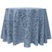 Ultimate Textile Miranda Solid Color Round Tablecloth Polyester in Blue | 102 W x 102 D in | Wayfair 5PK4-102R-153