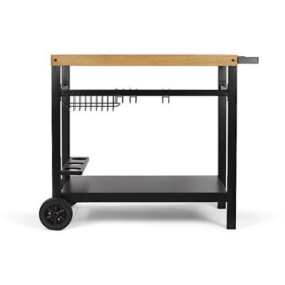 Servierwagen für plancha schwarz/holz Livoo gs131 Image